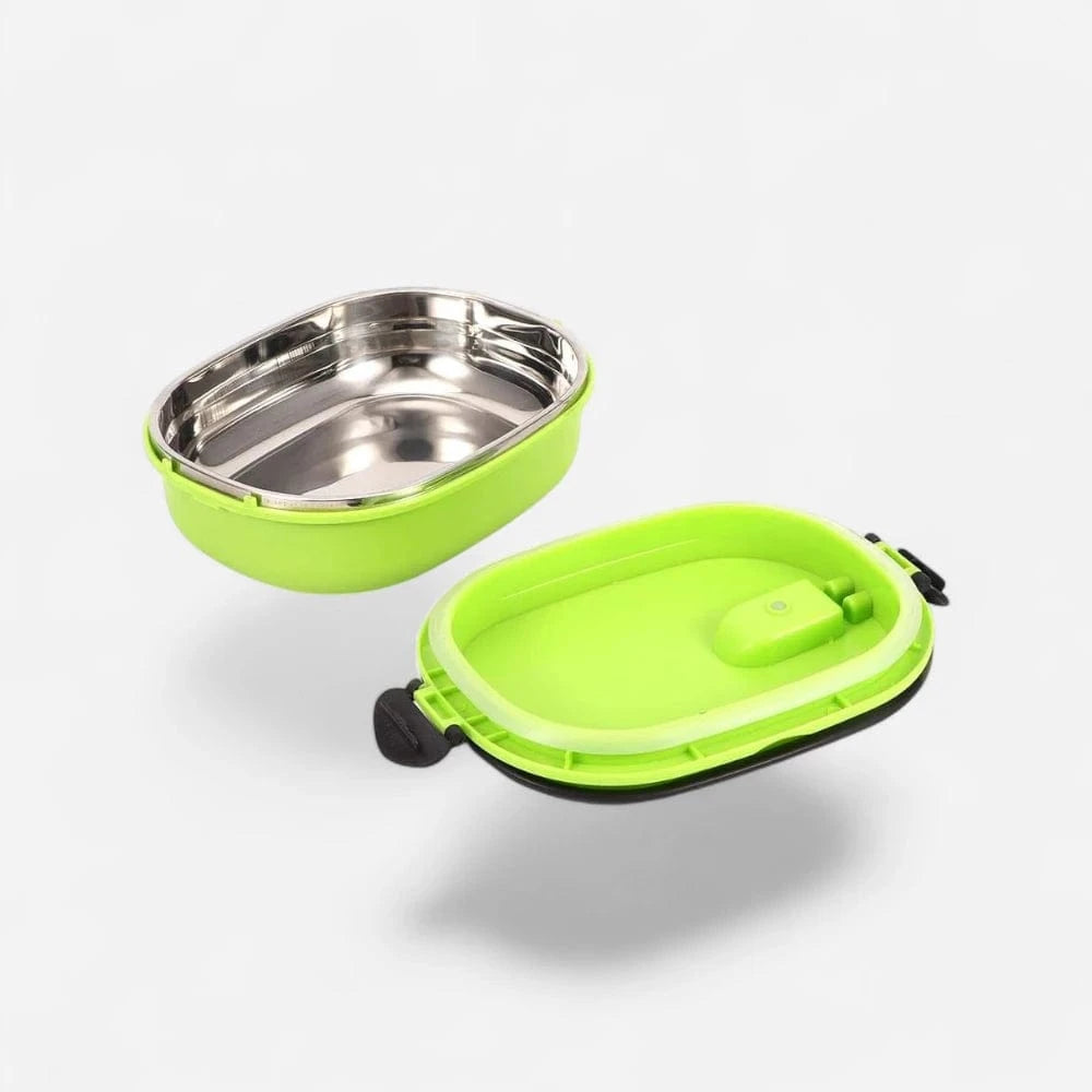Lunch box verte en inox - Robuste et Garantie fraîcheur